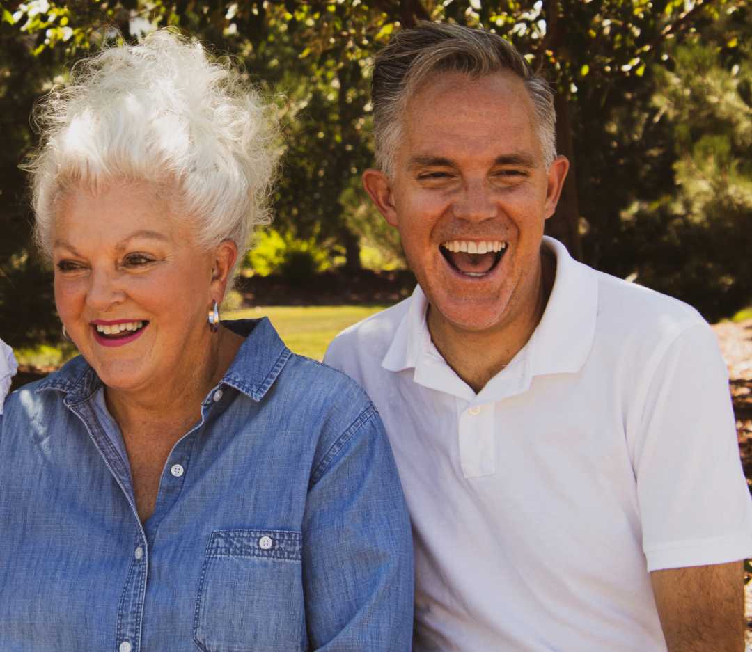 Mother and Son Laughing | Suzanne Polino REALTOR